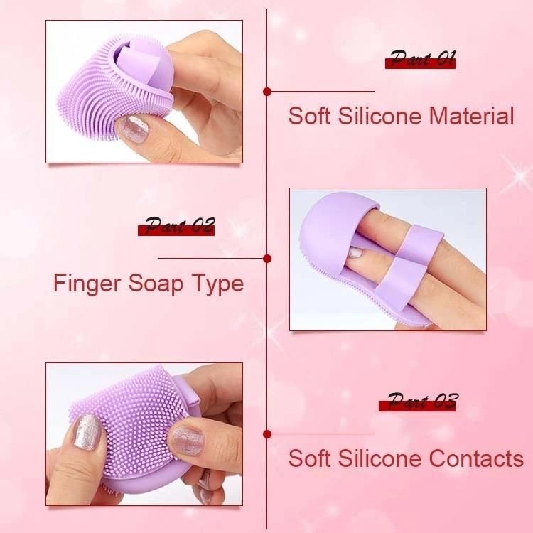 Soft Silicone Facial Cleansing Brush (Pack of 2)